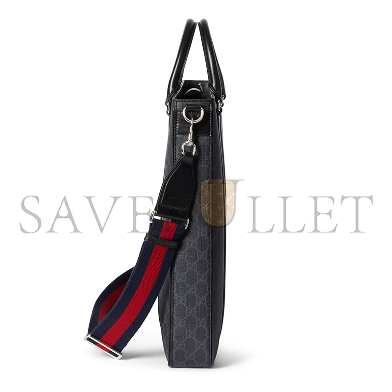 GUCCI GG BLACK LARGE TOTE BAG 794918 (38*36.5*6.5cm) GUCCI GG BLACK LARGE TOTE BAG 794918 (38*36.5*6.5cm)